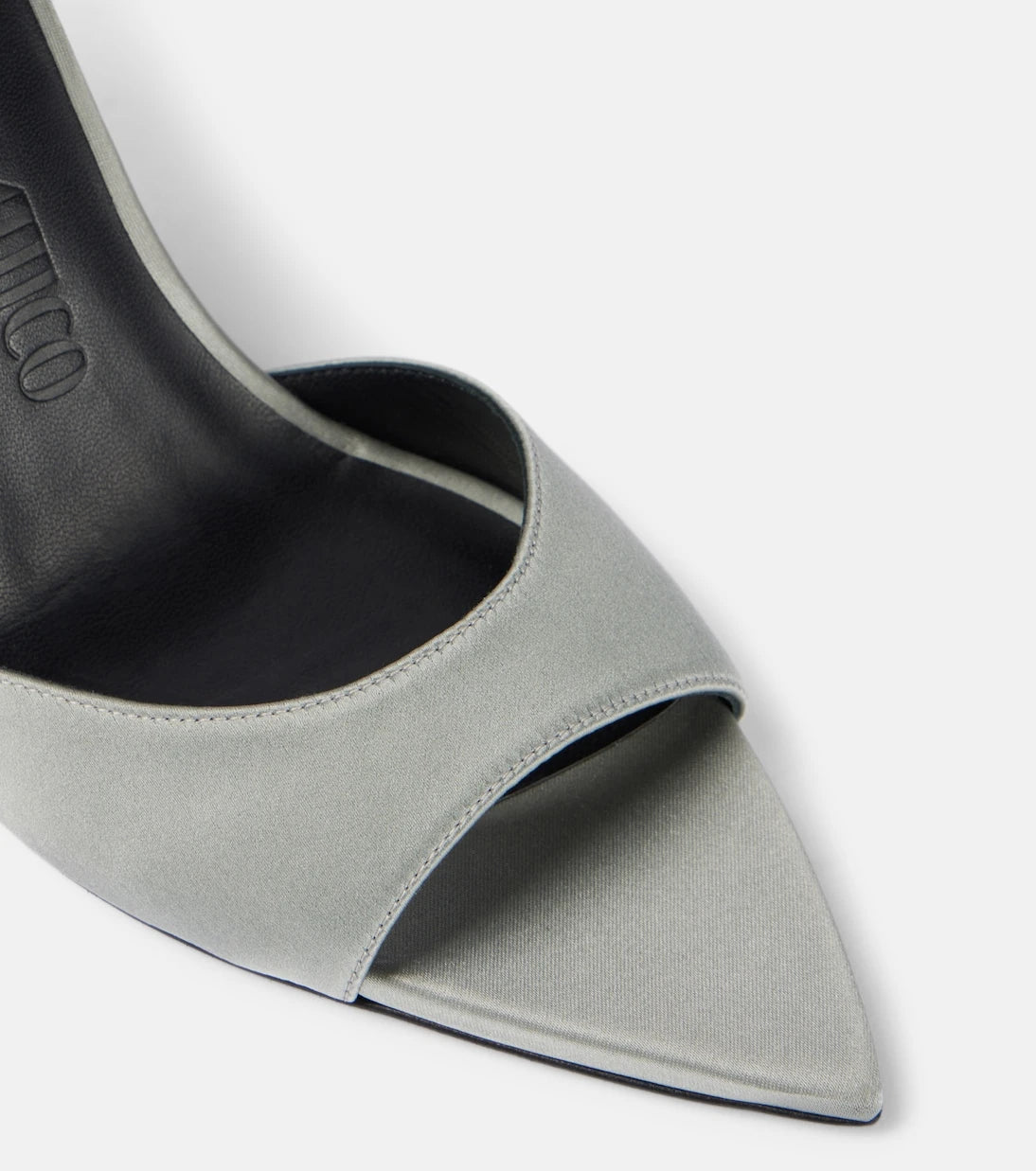 The Attico - Ester 95 satin mules