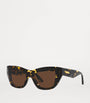 Bottega Veneta Brown Acetate 06J000398 Sunglasses