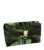 Green Velvet Panthère Graphique de Cartier Chain Pouch