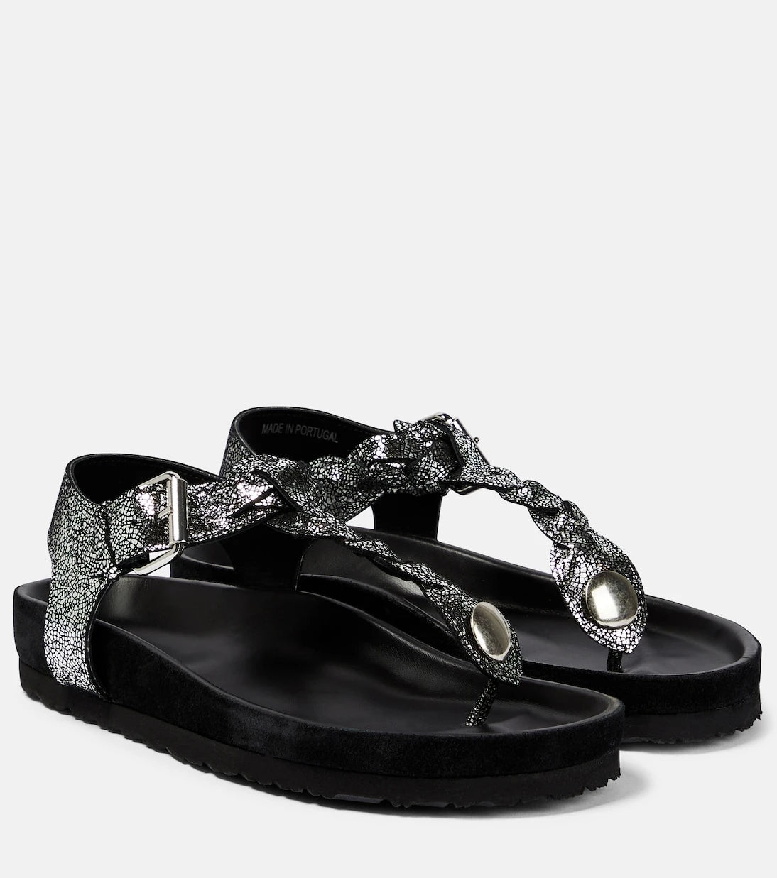 Isabel Marant - Brook metallic leather sandals