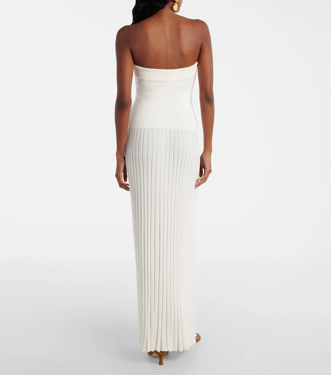Christopher Esber - Slash cutout ribbed-knit maxi dress
