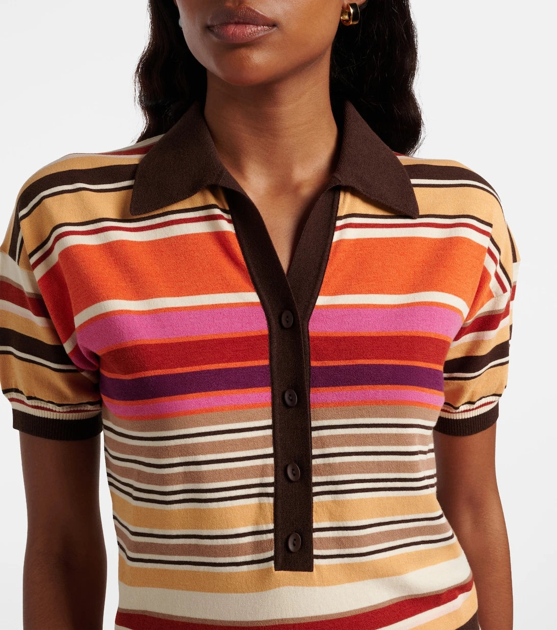 Faithfull - Sable striped polo shirt