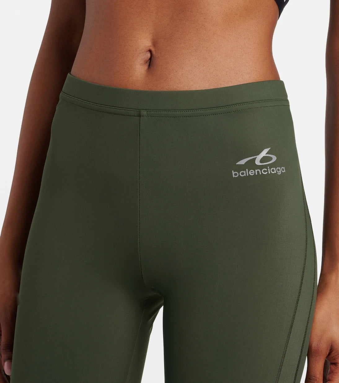 Balenciaga - Logo flared leggings