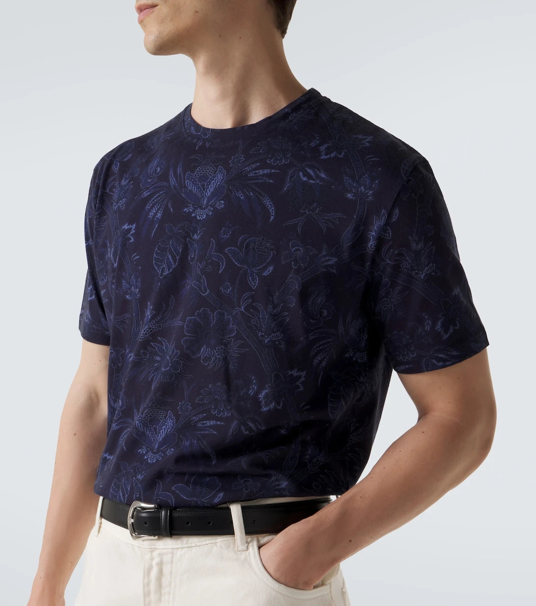 Etro - Floral cotton T-shirt