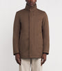 Brown Padded Car Coat