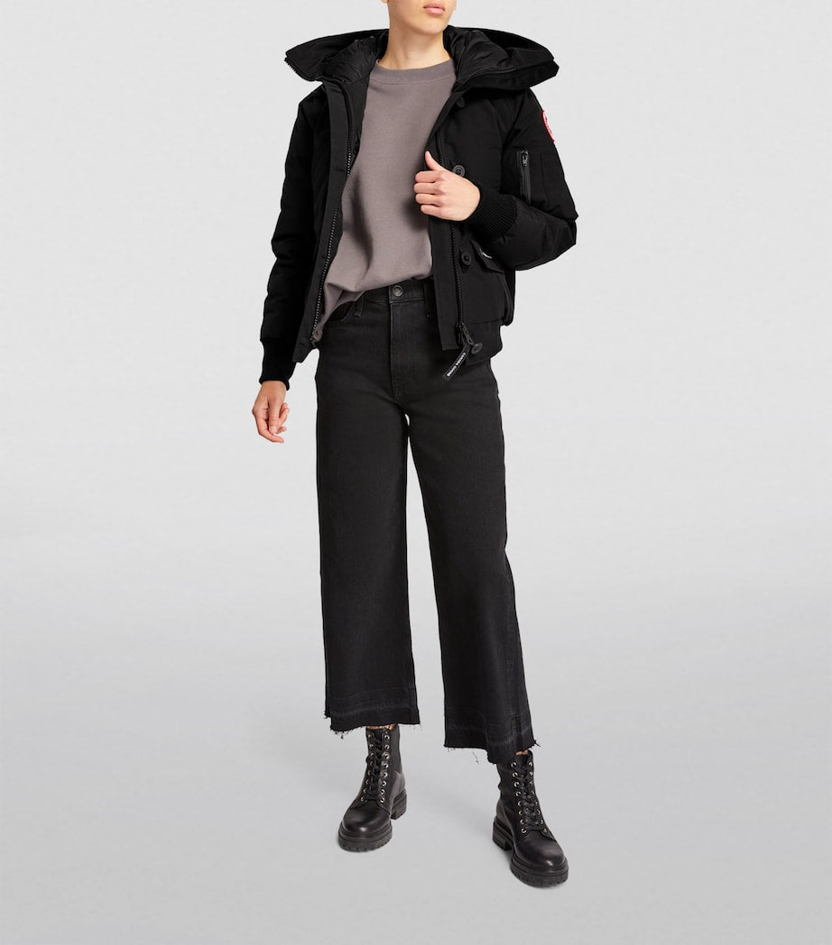 Black Chilliwack Puffer Bomber Jacket