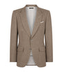 TOM FORD Beige Virgin Wool-Blend Sequinned Blazer