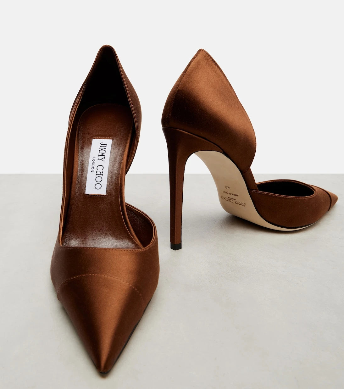 Jimmy Choo - Brigitte satin pumps