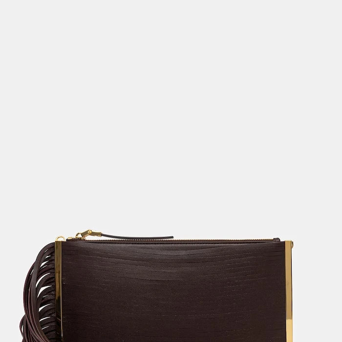 Elisabetta Franchi клъч дамски от кожа