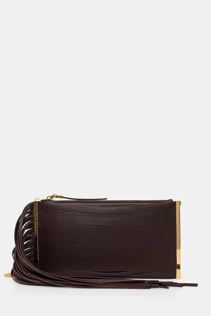 Elisabetta Franchi клъч дамски от кожа