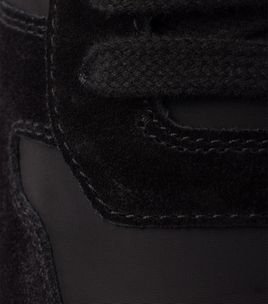 Prada Black Re-Nylon and Suede Prax 2.0 Low-Top Sneakers