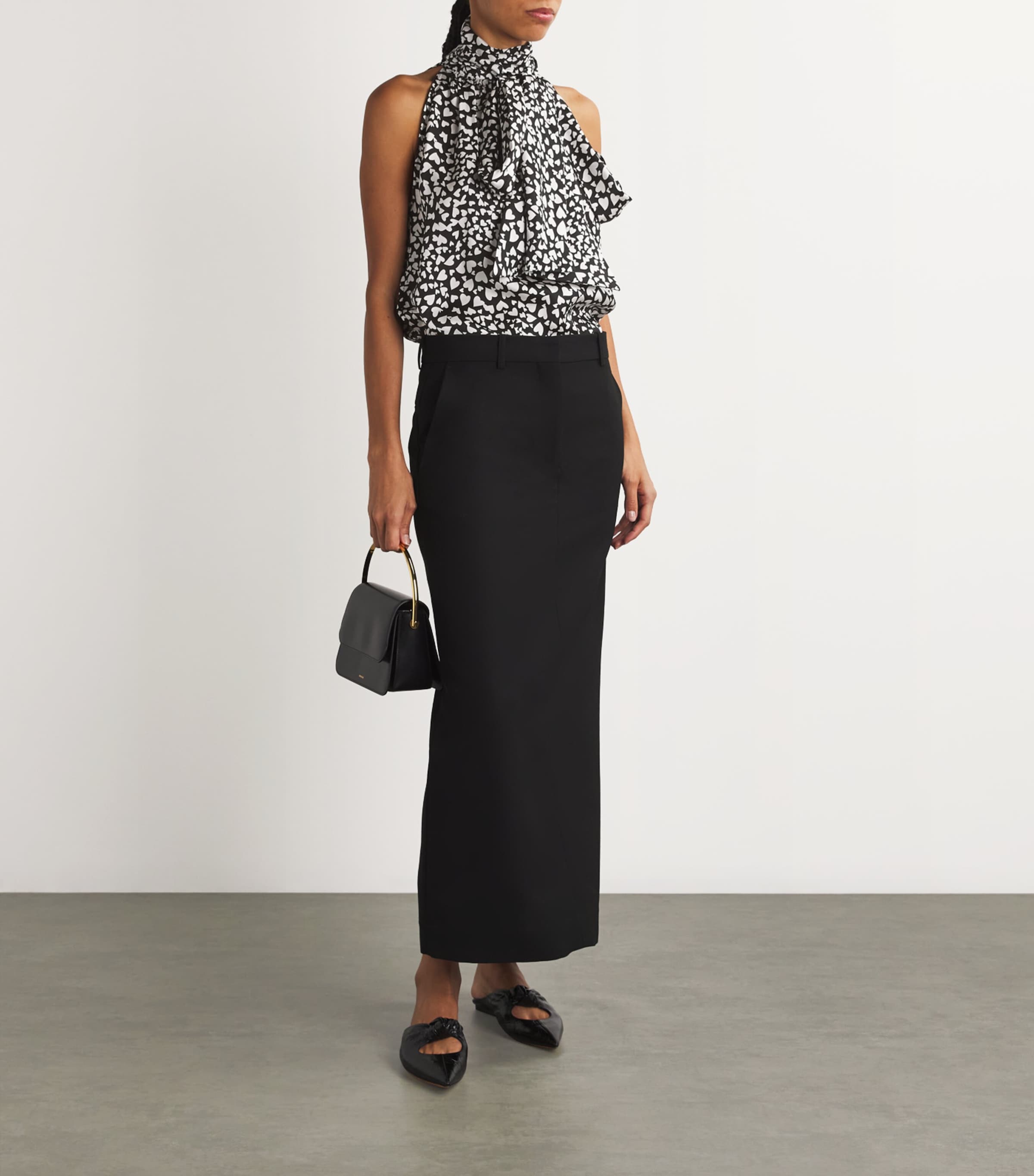 Multi Silk-Blend Brooke Blouse