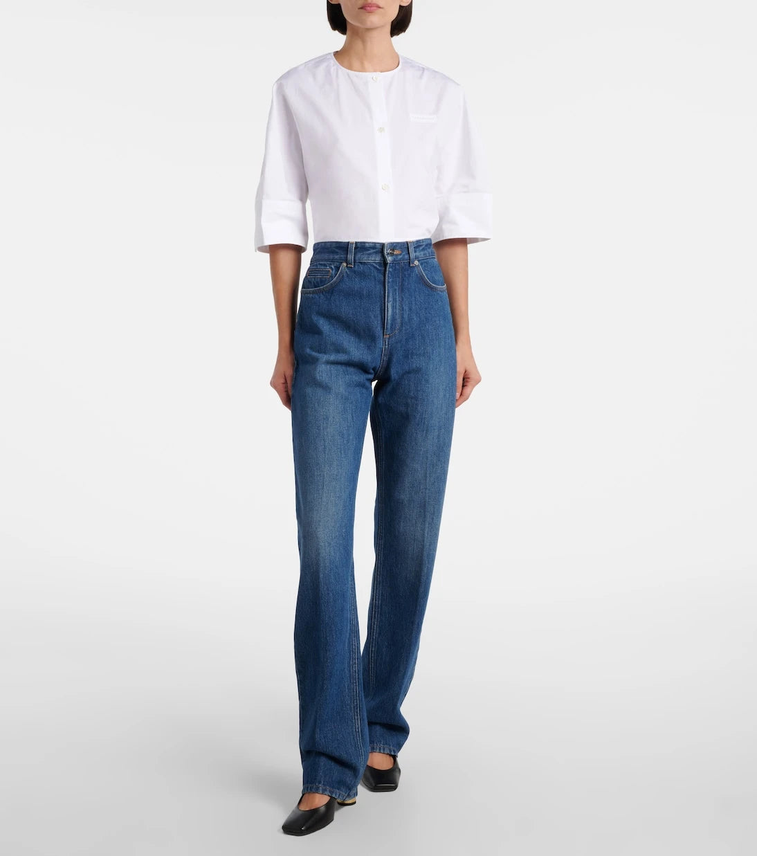 Givenchy - Mid-rise straight jeans