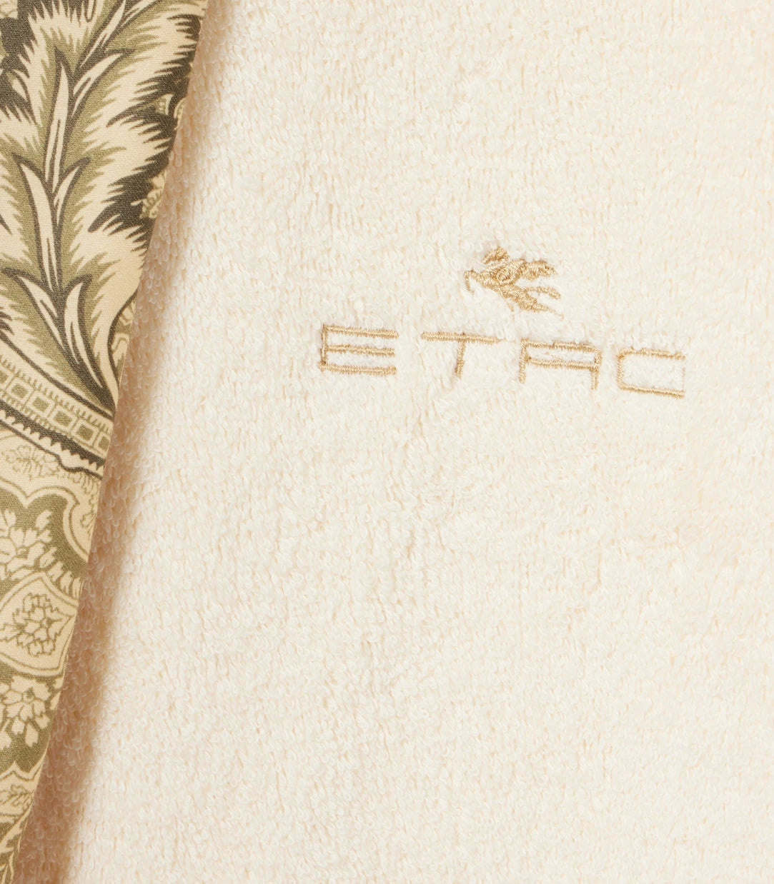Etro - Bloom cotton terry bathrobe