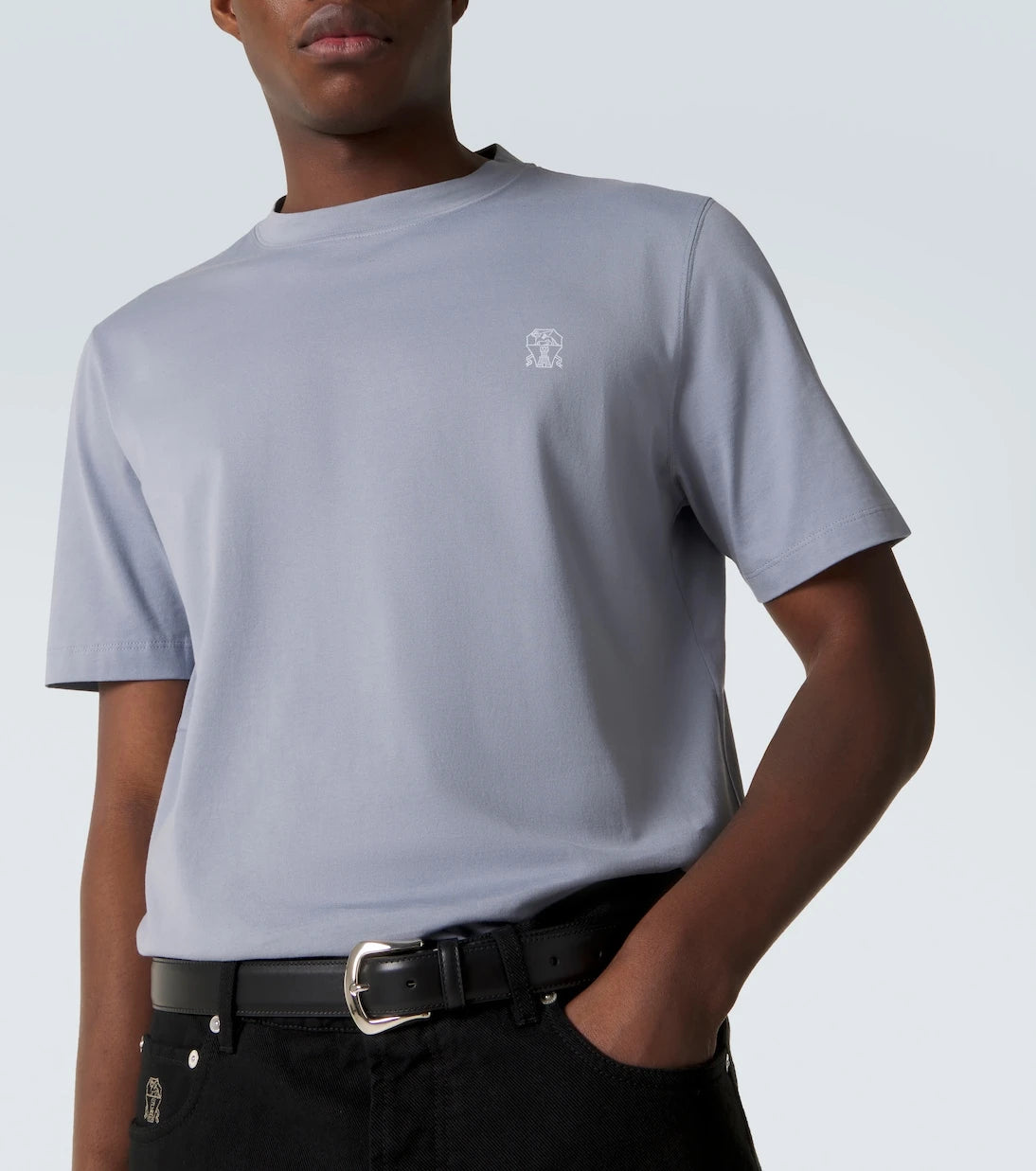 Brunello Cucinelli - Logo cotton jersey T-shirt