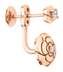 CHANEL Rose Gold and Diamond Camélia Single Earring