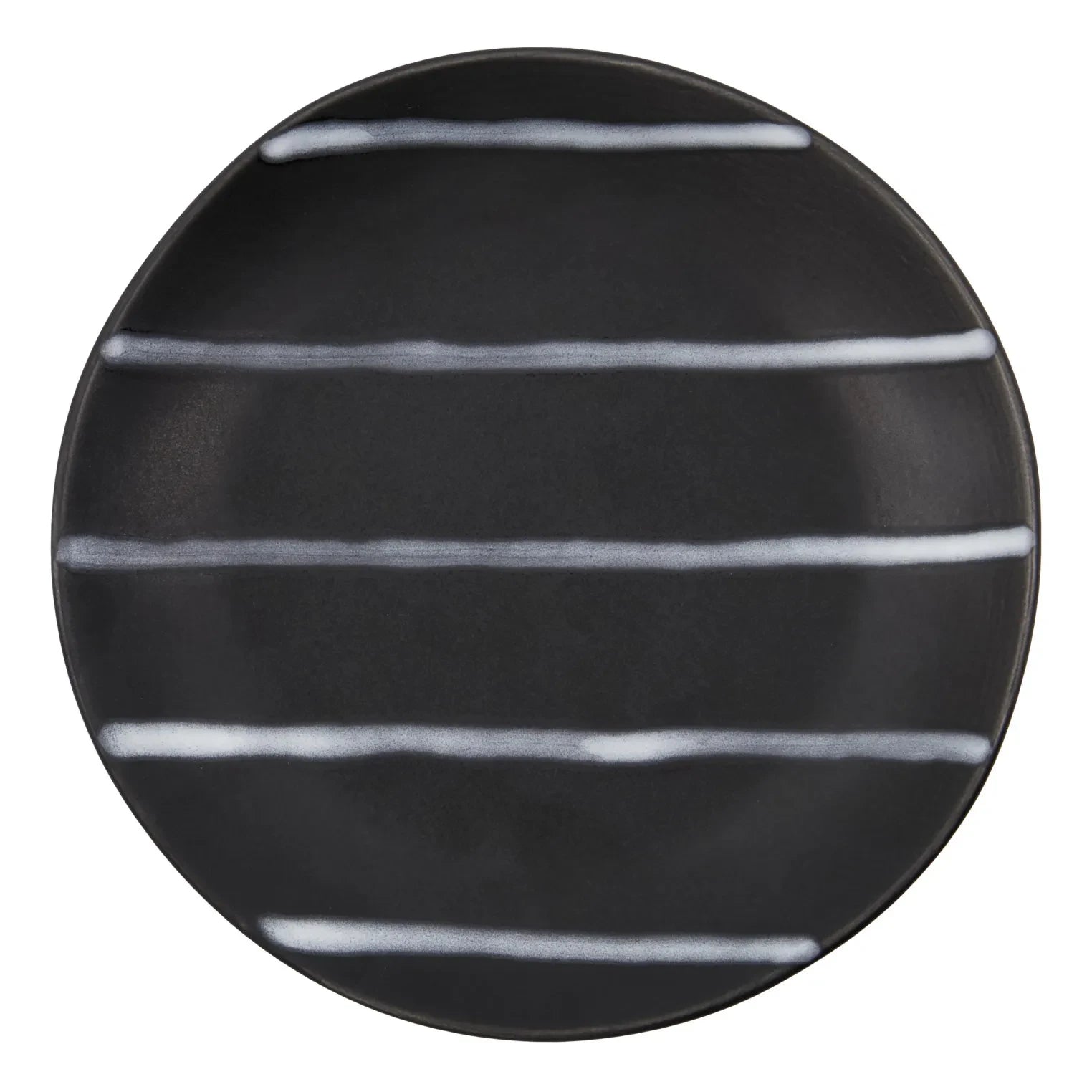 House Doctor - Line plate | Black