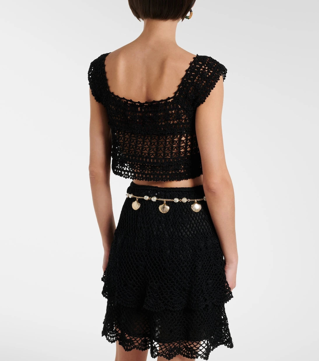 Anna Kosturova - Cotton crochet crop top