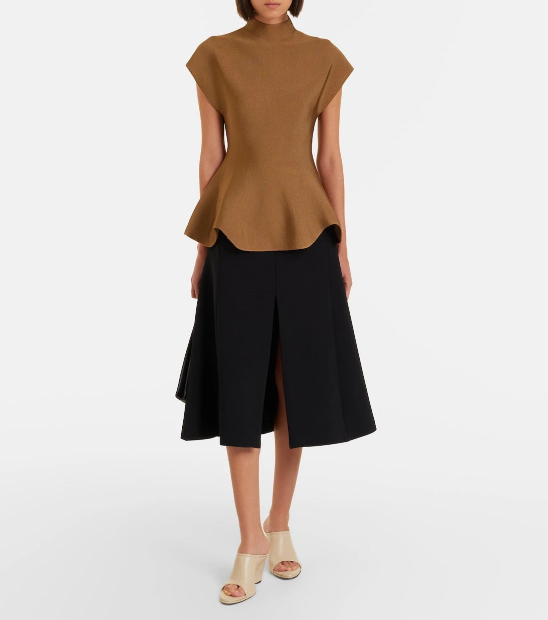 Christen - Strap Stretch leather mules