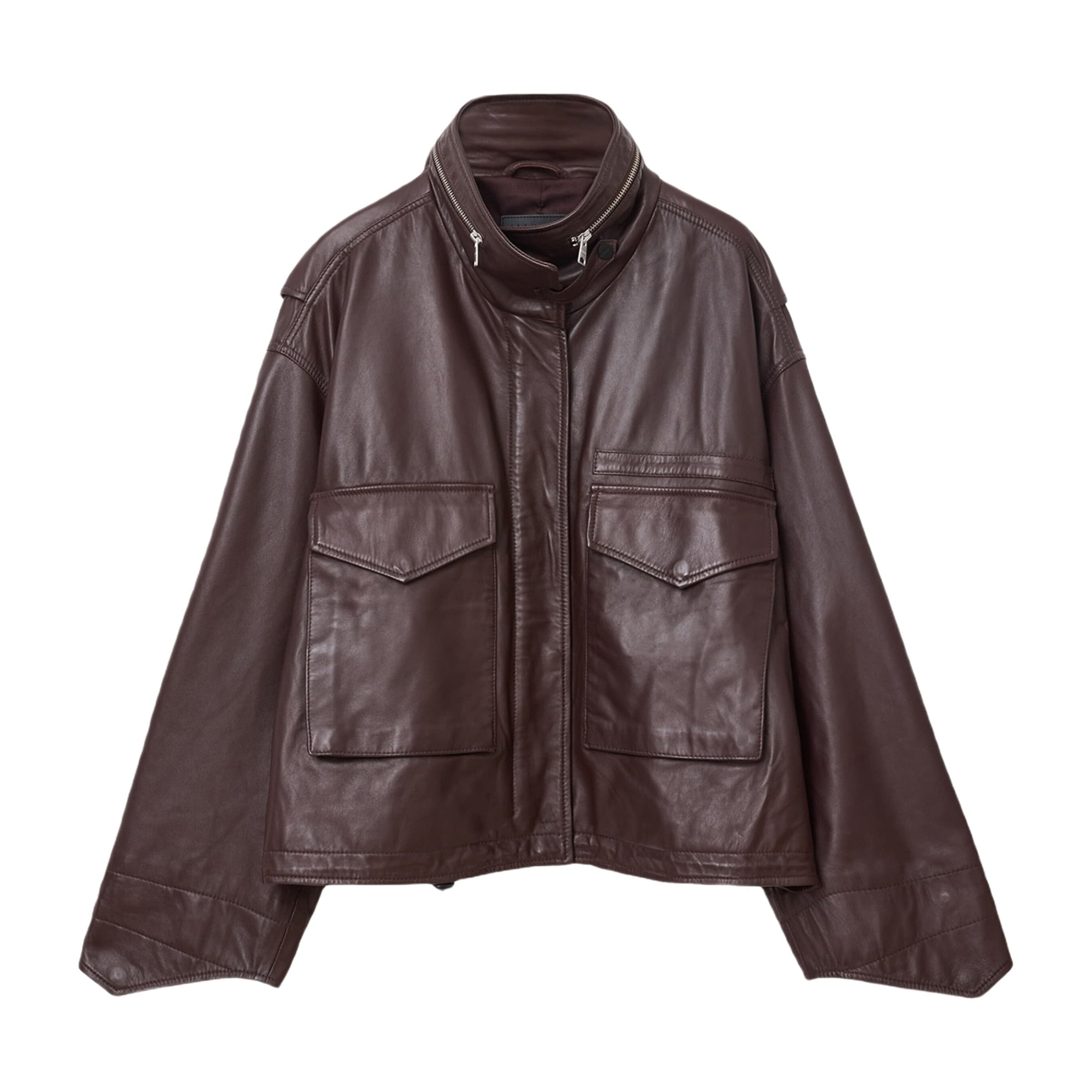 Clay Leather Jacket OXBLOOD RED