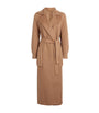 Max Mara Beige Camelwool Knitted-Sleeve Coat