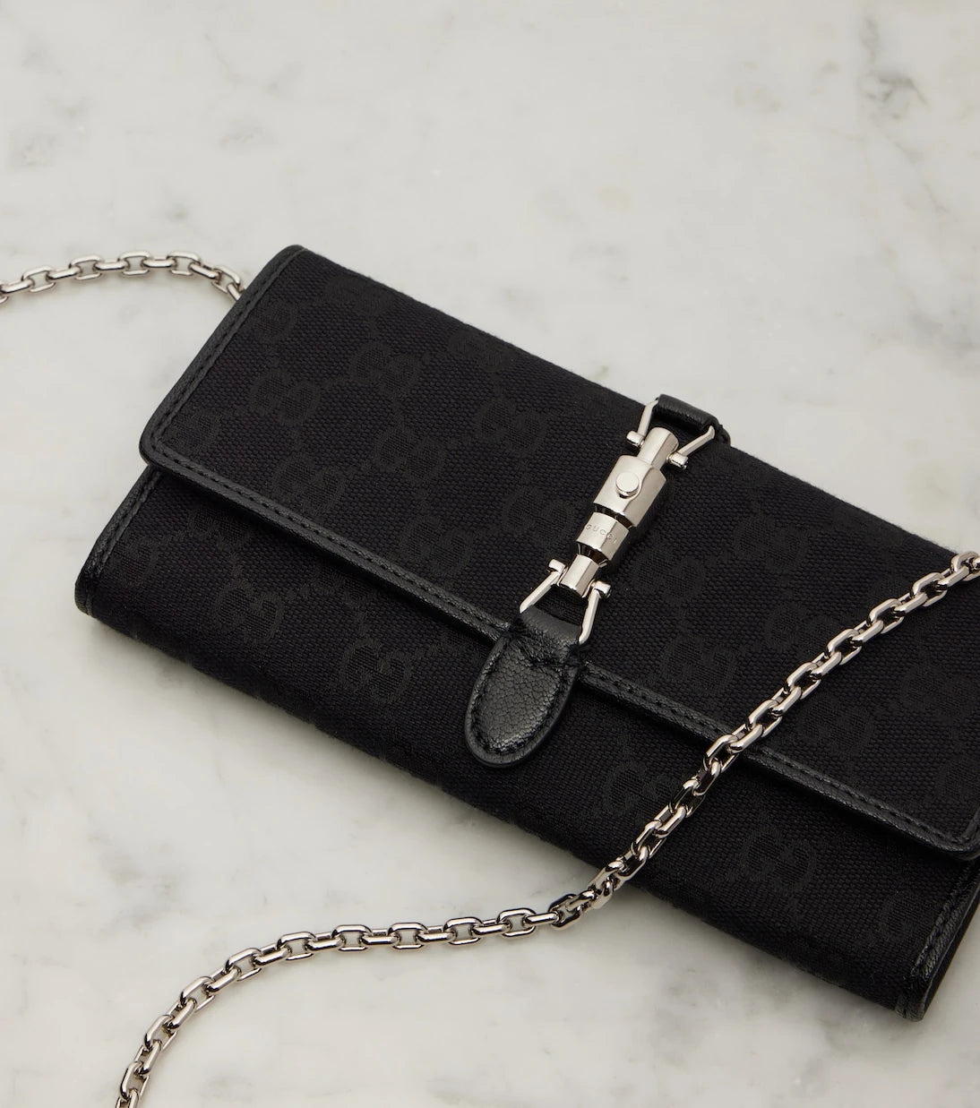Gucci - Gucci Jackie GG Canvas clutch