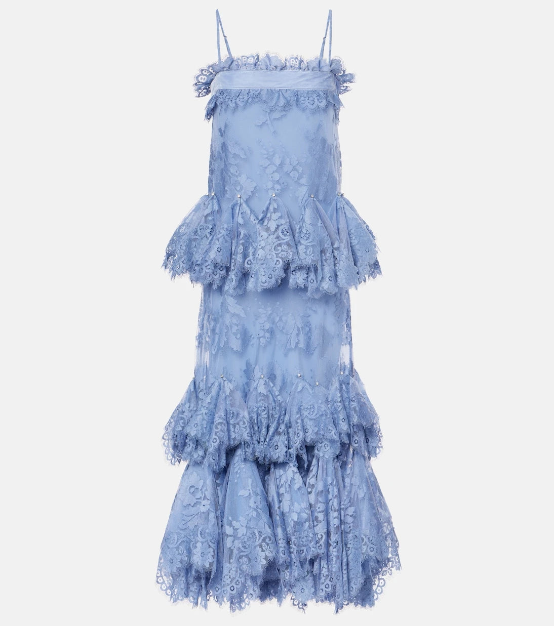 Zimmermann - Eden ruffled lace gown