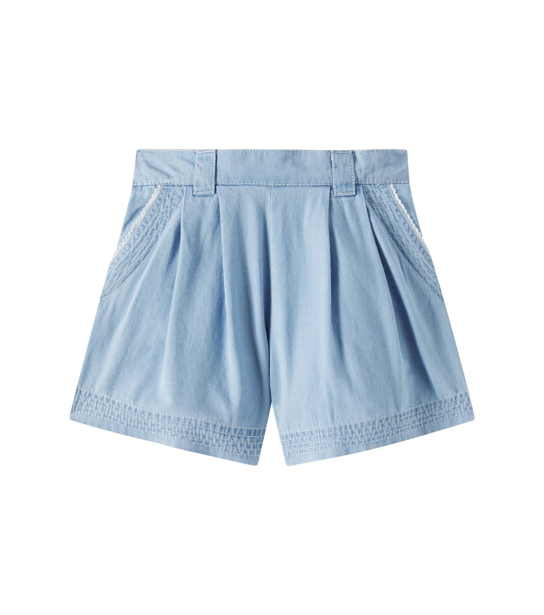 Chloé Kids - Denim Bermuda shorts