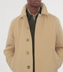 Burberry Yellow Cotton Camden Heritage Short Car Coat