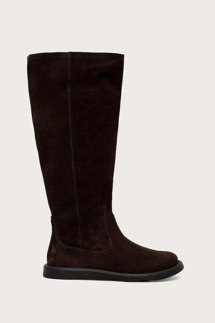 Diz Altı Kadın Süet Çizme TAMY516FLY