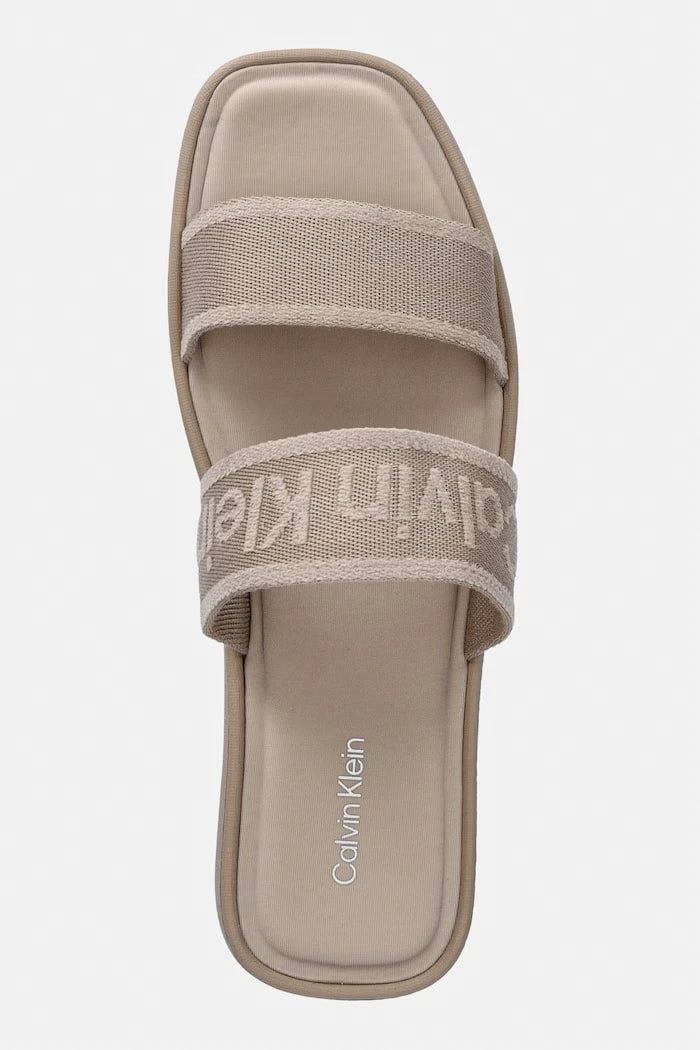 Calvin Klein чехли дамски FLATFORM SNDL WEBBING
