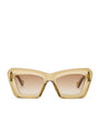 LOEWE Green Bevelled Cat Eye Sunglasses