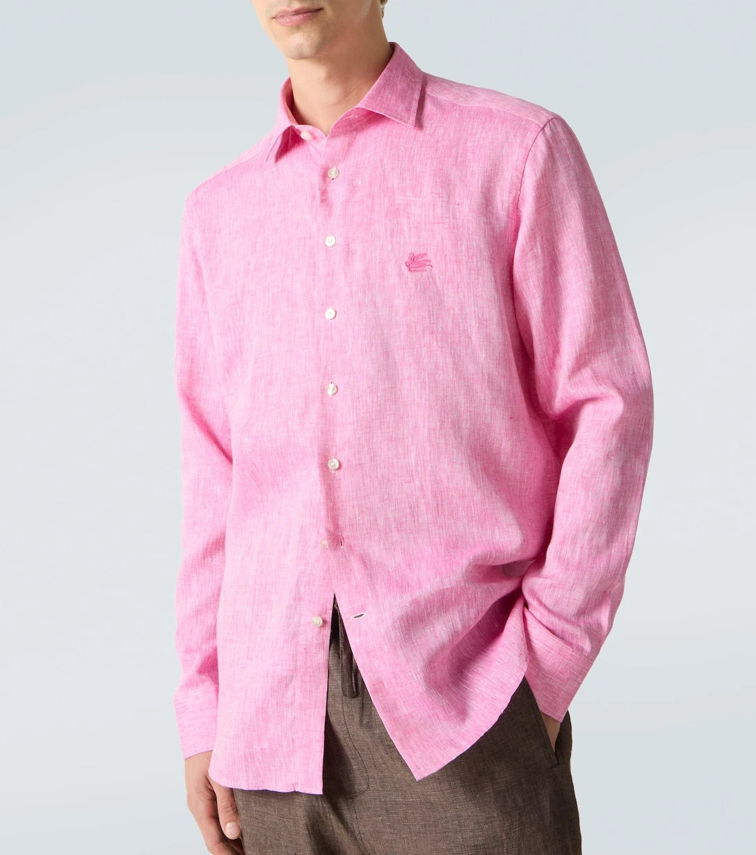 Etro - Pegaso linen shirt
