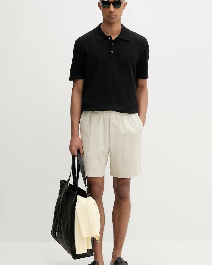 Calvin Klein erkek pamuklu yakalı polo tişört