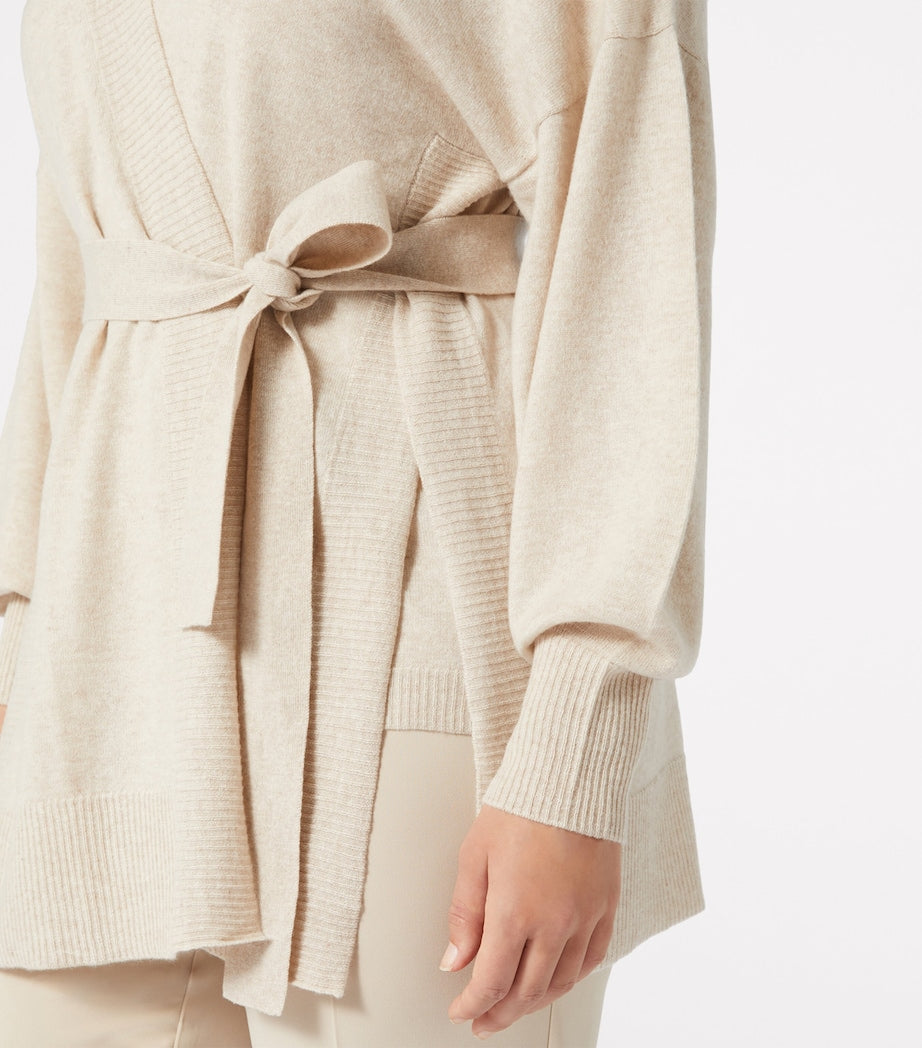 Beige Cashmere Echi Cardigan