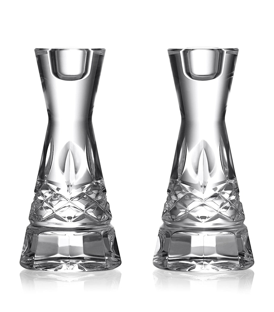 Waterford Set of 2 Lismore Essence Candlesticks (15cm)