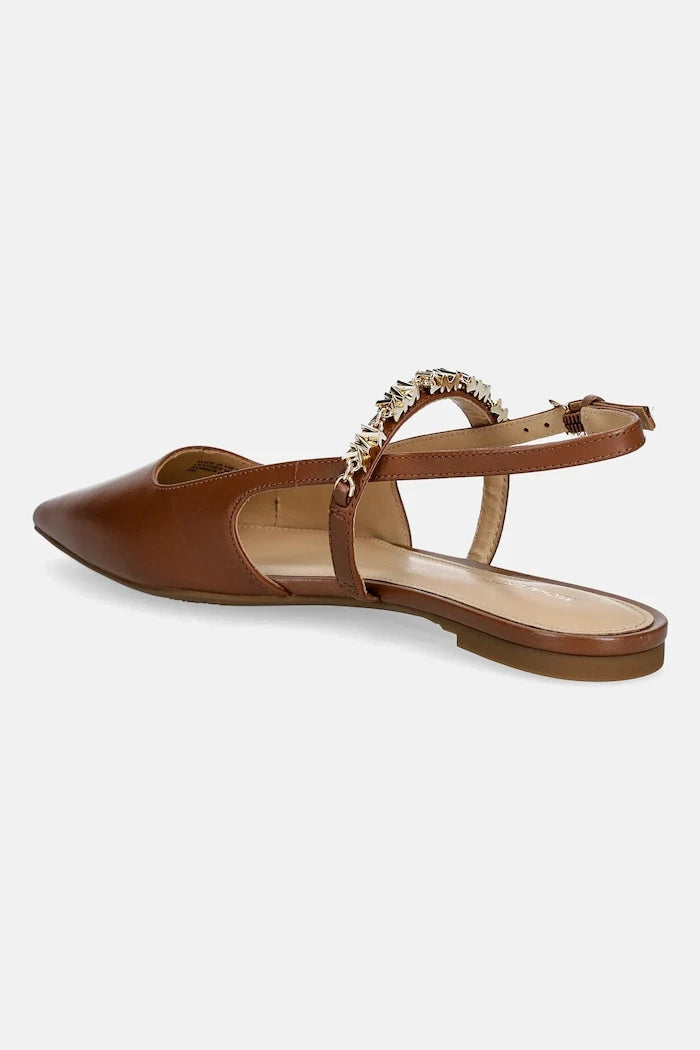 Кожени балеринки MICHAEL Michael Kors Dina Flex Sling Flat