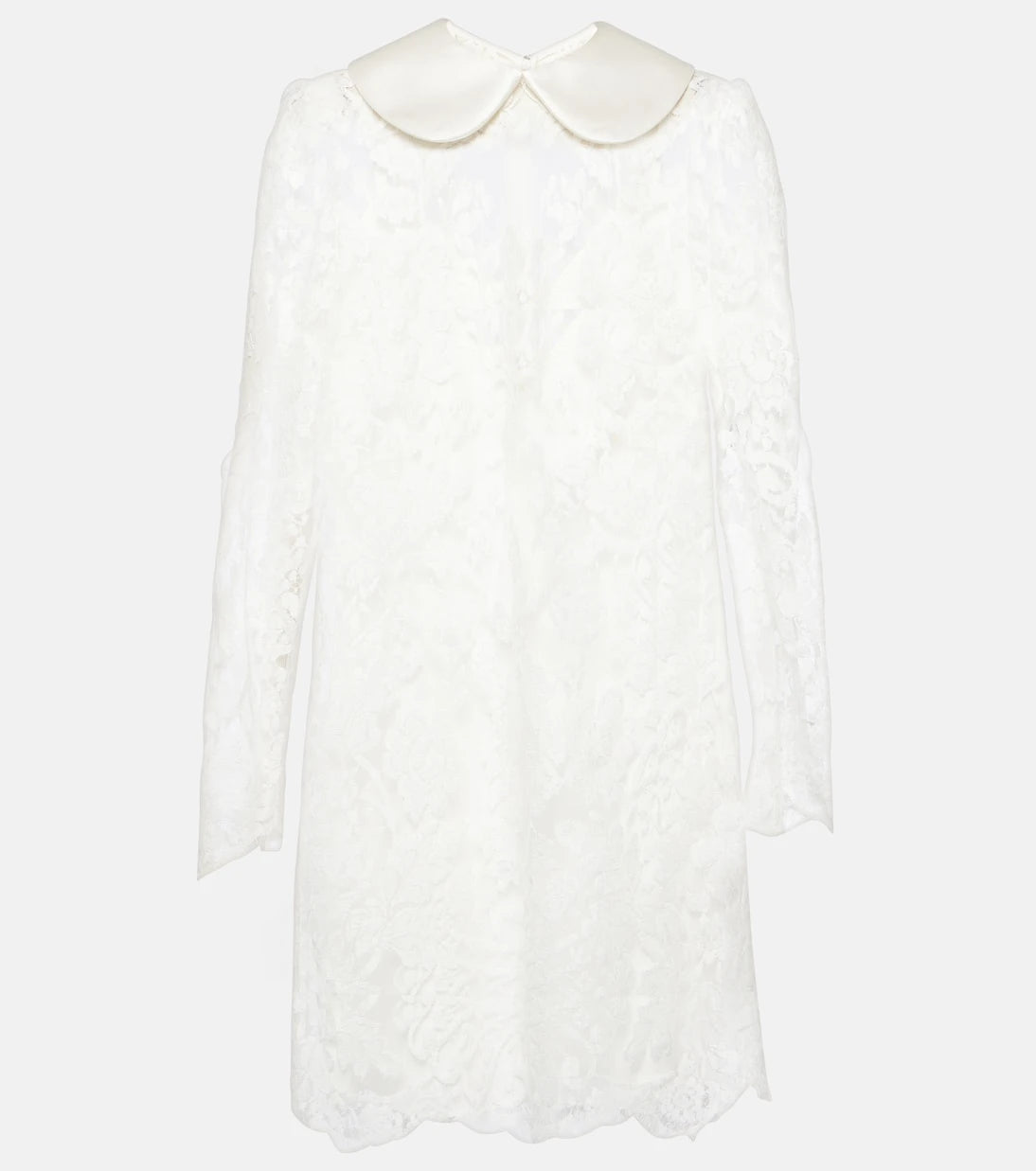 Dolce&Gabbana - Lace and satin minidress