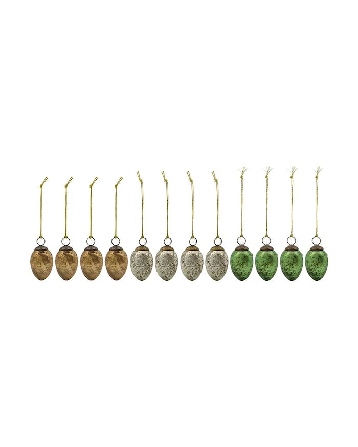 House Doctor HDPack 8,5 cm Yılbaşı Süsleri (12 Adet)