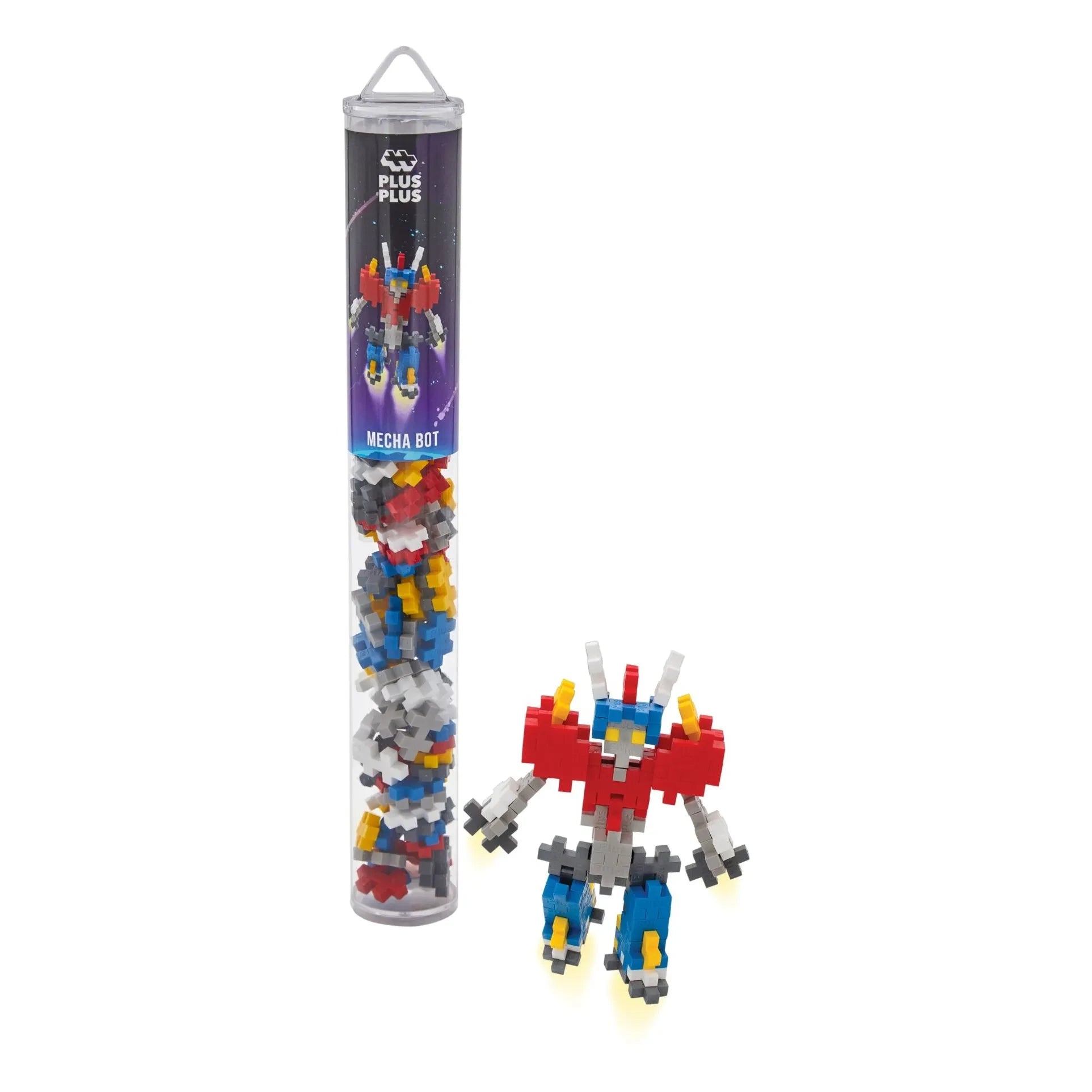 Plus-Plus - Mecha Bot tube - 100 pieces