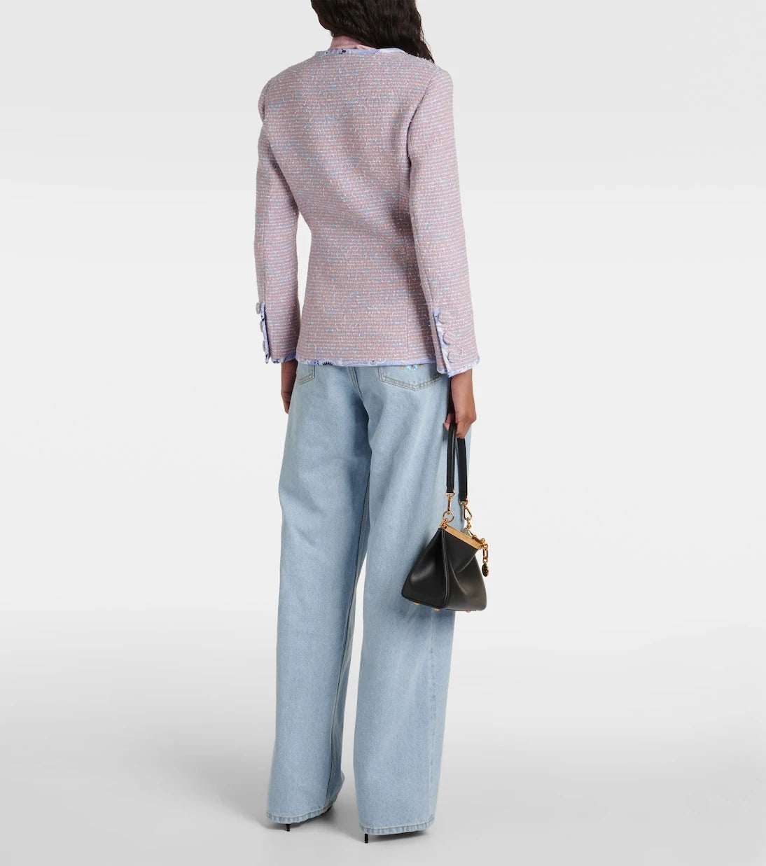 Etro - Checked wool-blend tweed jacket