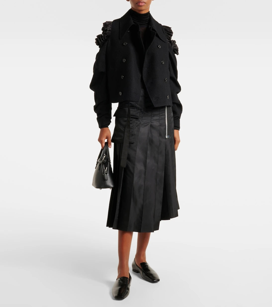 Noir Kei Ninomiya - Cutout wool jacket