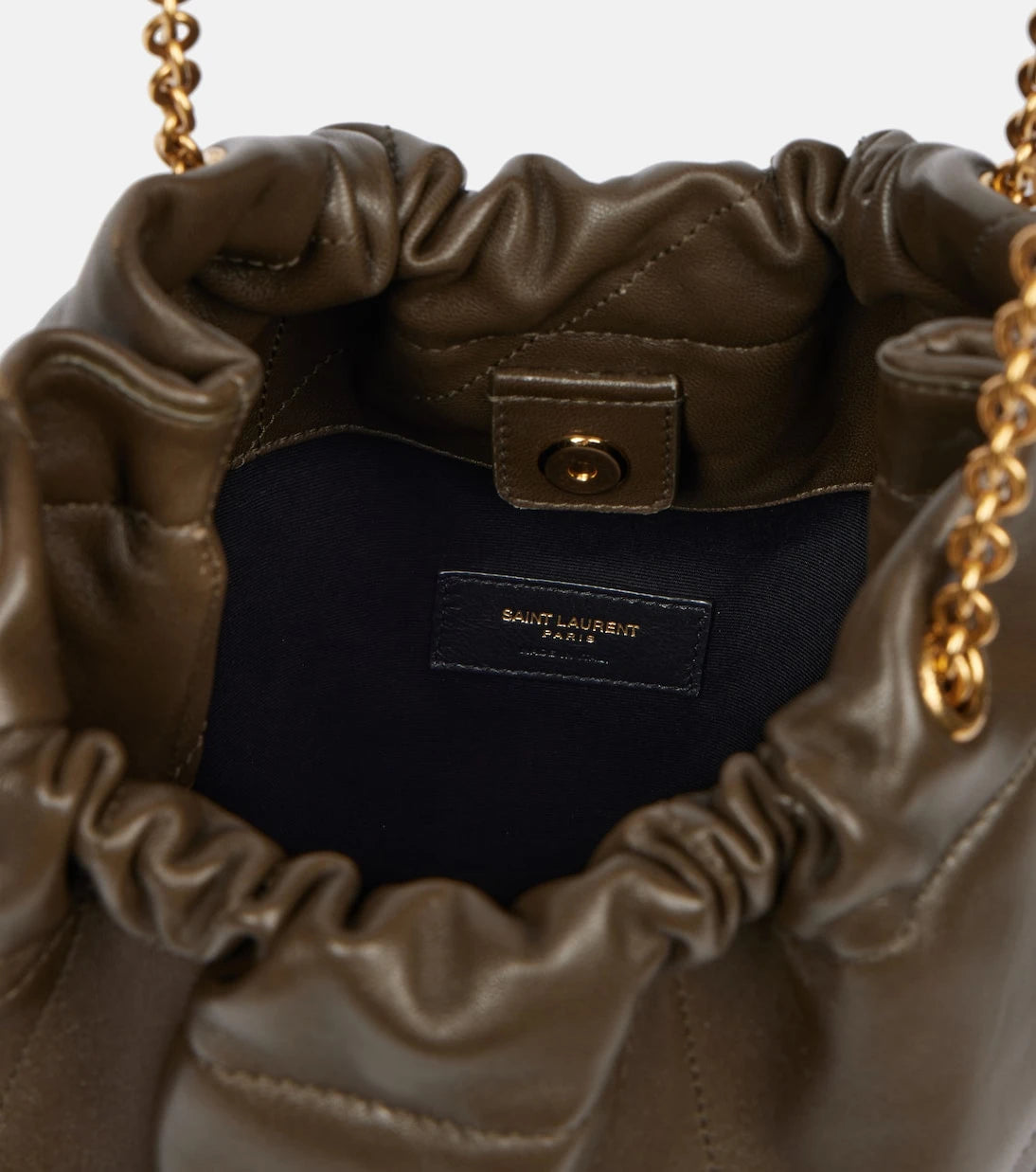 Saint Laurent - Jamie Pochon leather bucket bag