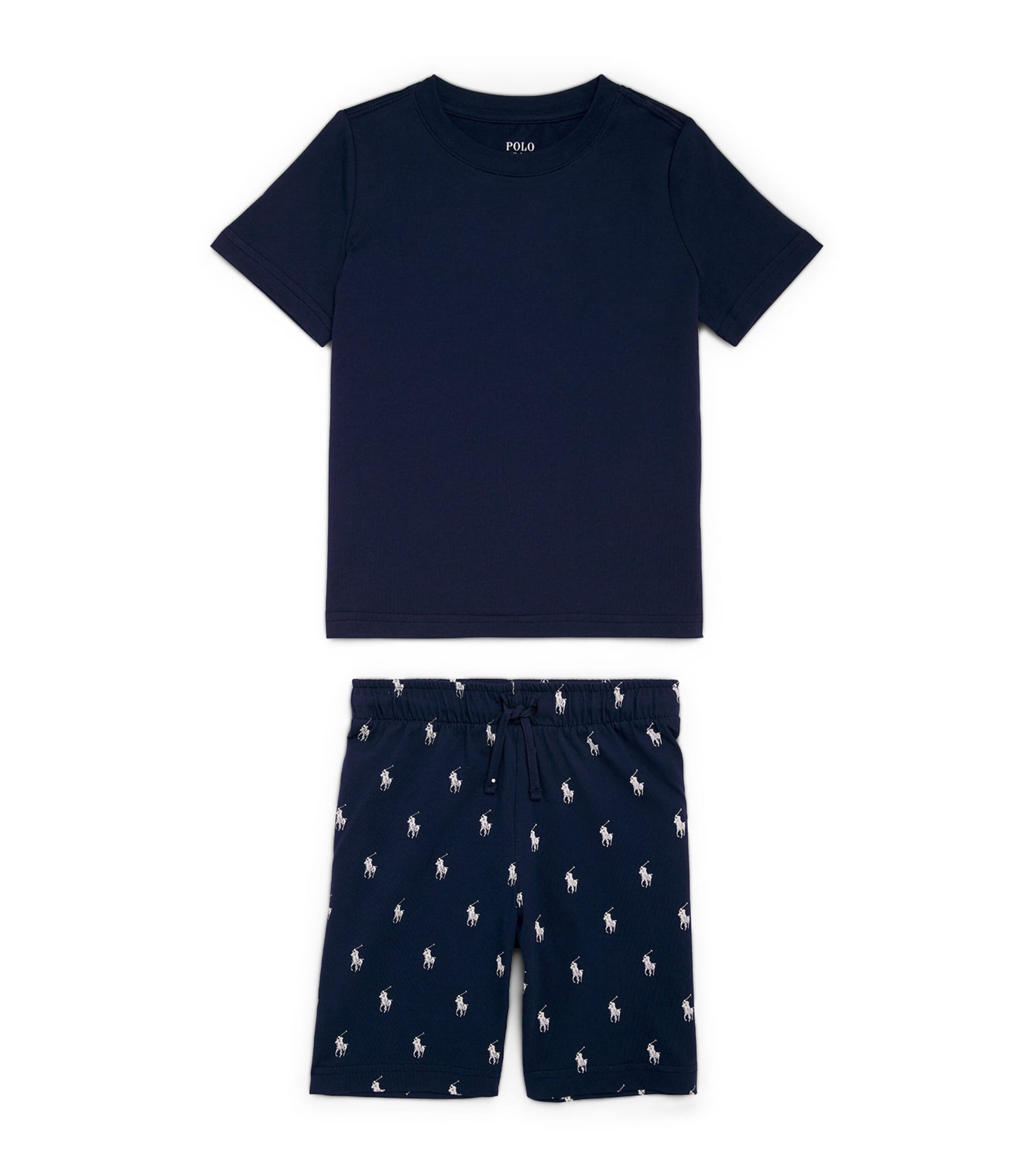 Ralph Lauren Kids Cotton T-Shirt and Shorts Set (4-7 Years)