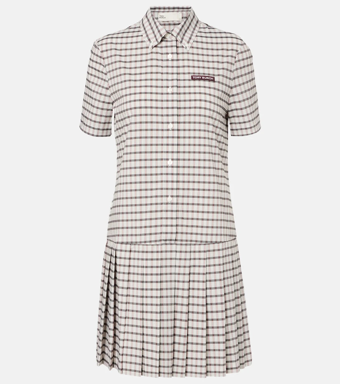 Tory Burch - Plaid pleated minidress