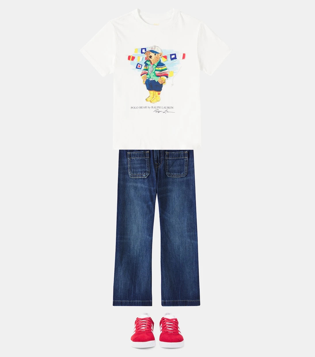 Polo Ralph Lauren Kids - جينز بقصة "بوي فريند"