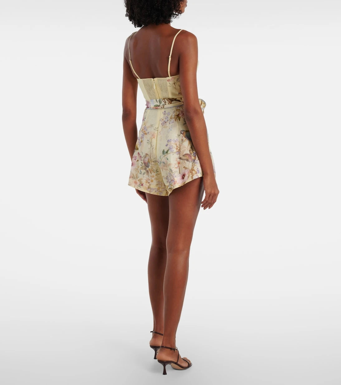 Zimmermann - Rebellion floral linen and silk romper