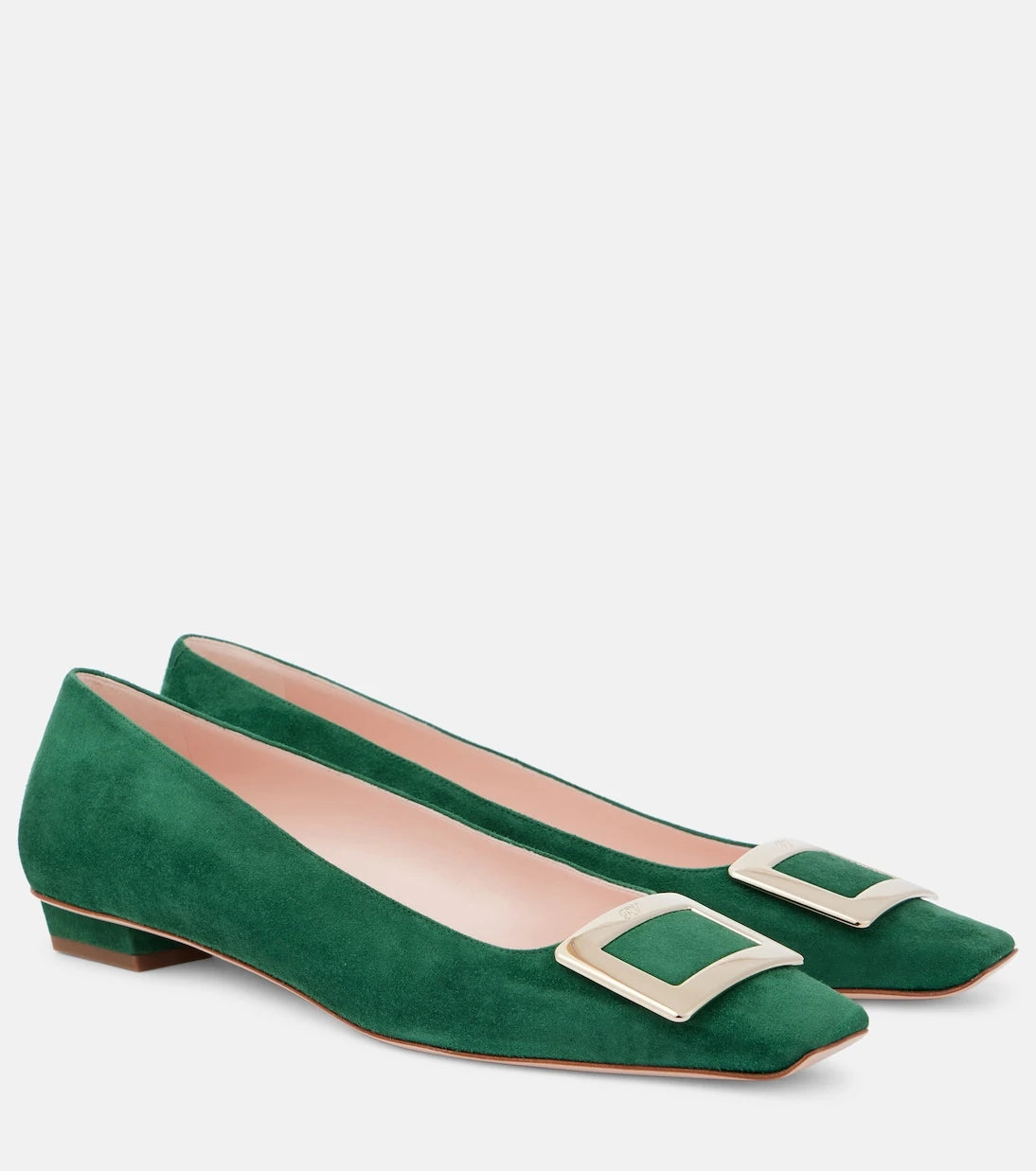 Roger Vivier - Belle Vivier 25 suede pumps