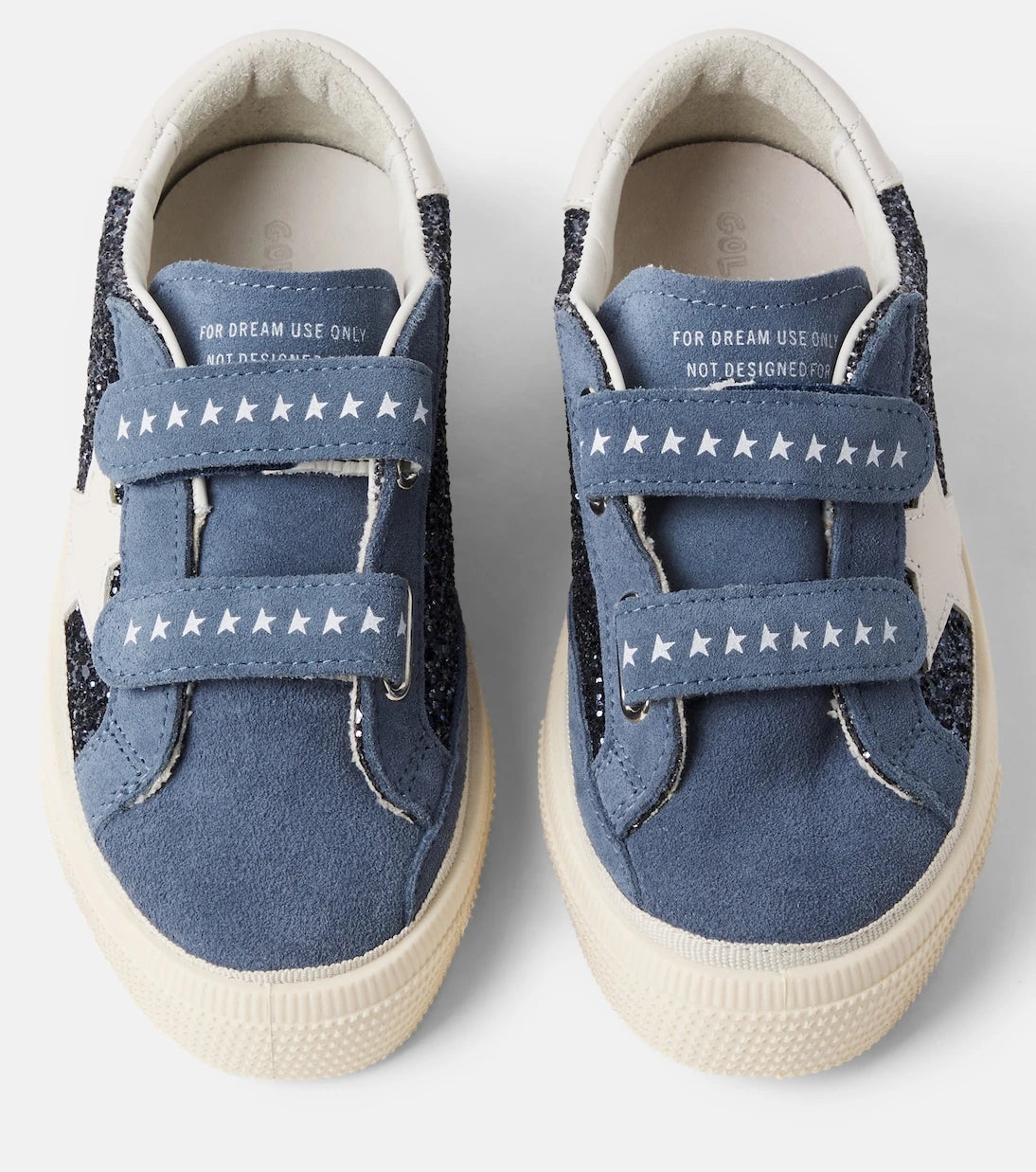 Golden Goose Kids - May glitter suede sneakers