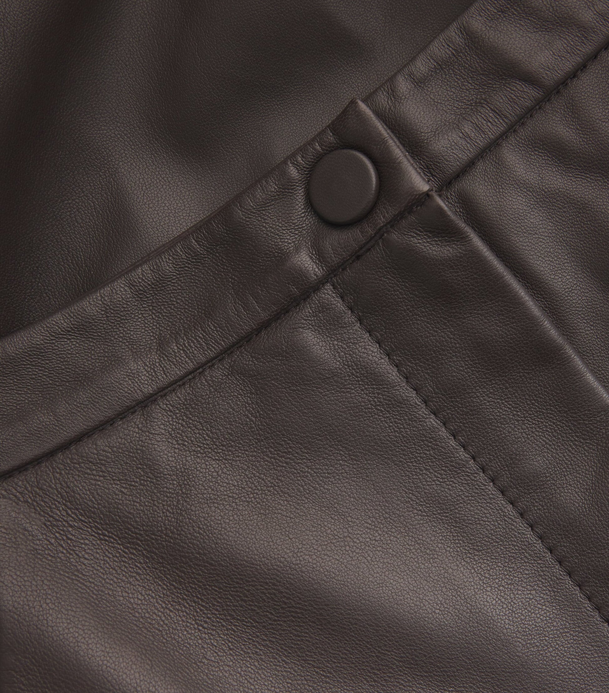 Yves Salomon Beige Nappa Leather Pencil Skirt